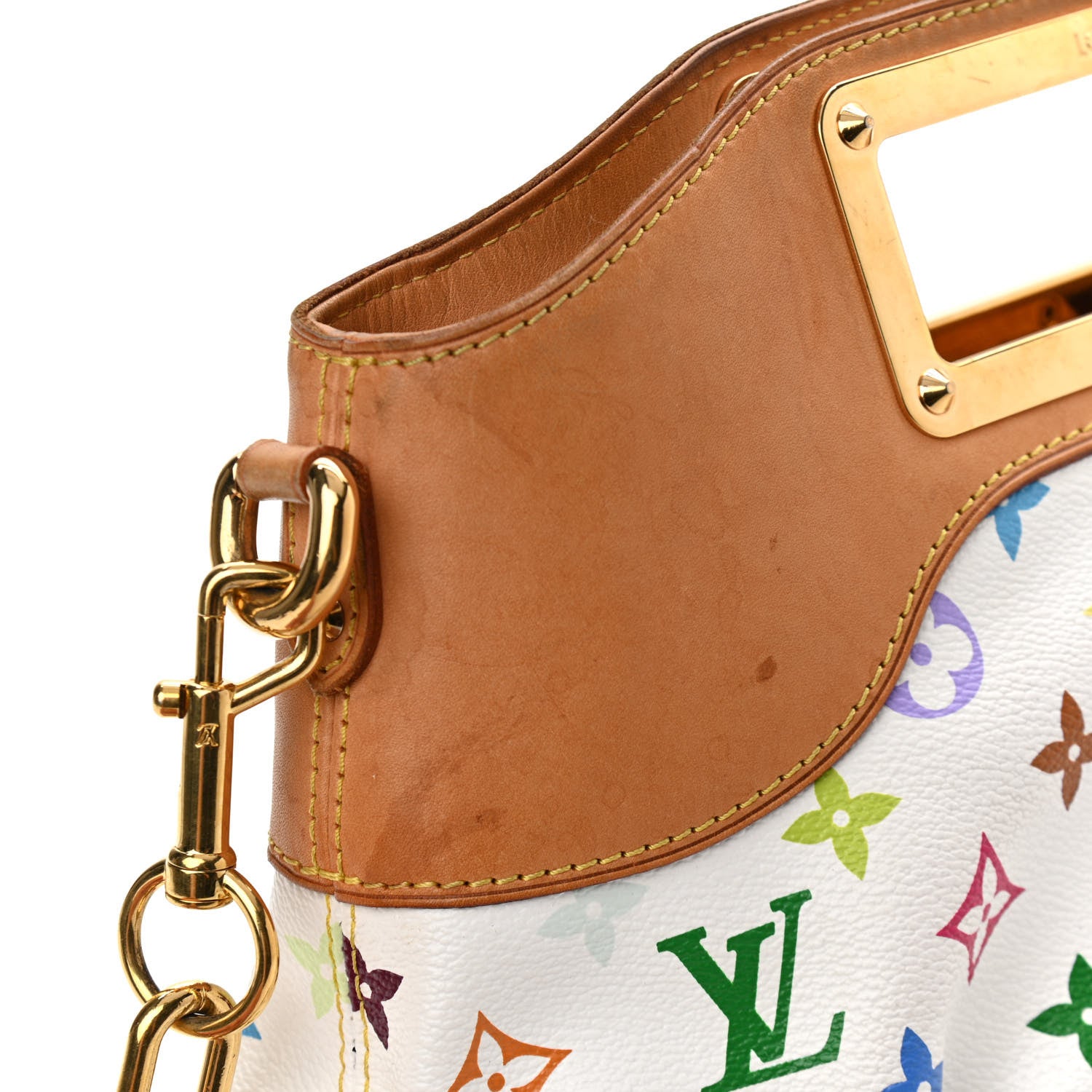 Louis Vuitton Monogram Multicolor Judy GM White 11 of 15