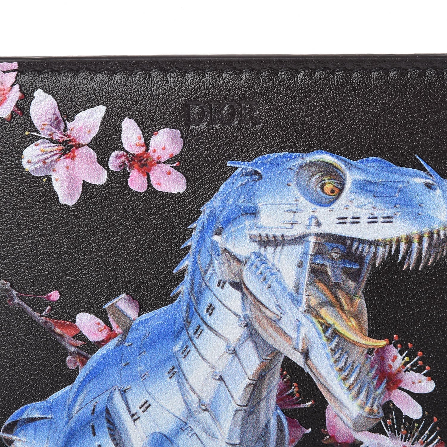 Christian Dior X SORAYAMA Calfskin Card Holder Blue 8 of 8