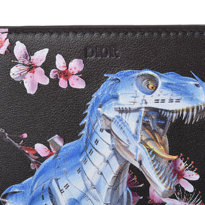 Christian Dior X SORAYAMA Calfskin Card Holder Blue 8 of 8