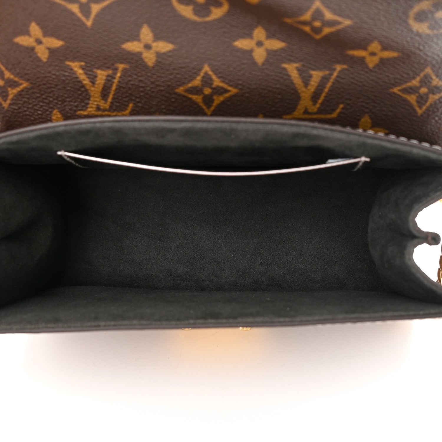 Louis Vuitton Vernis Epi Monogram Wynwood Metallic Taupe Grey 5 of 10