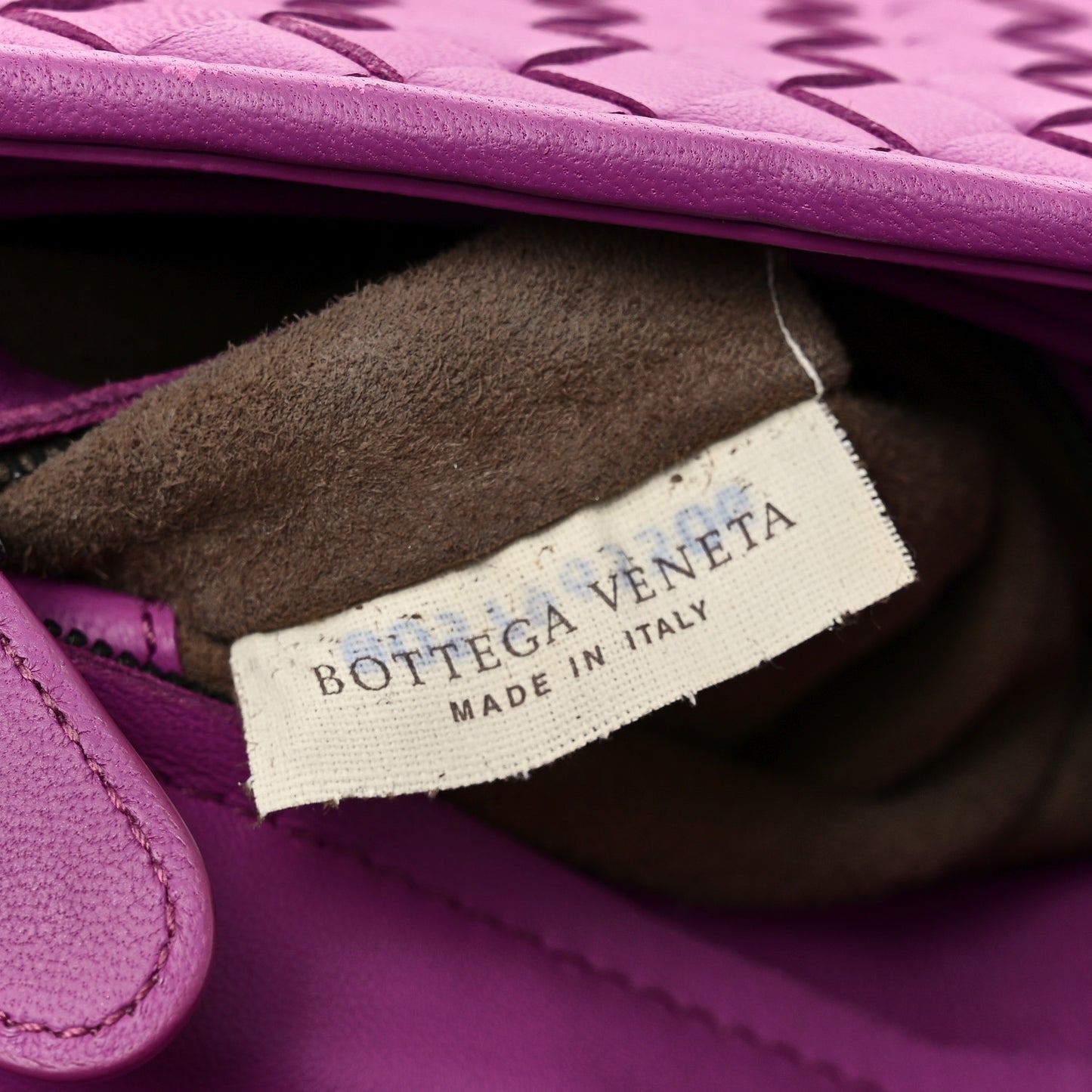 Nappa Intrecciato Baby Olimpia Shoulder Bag Peony