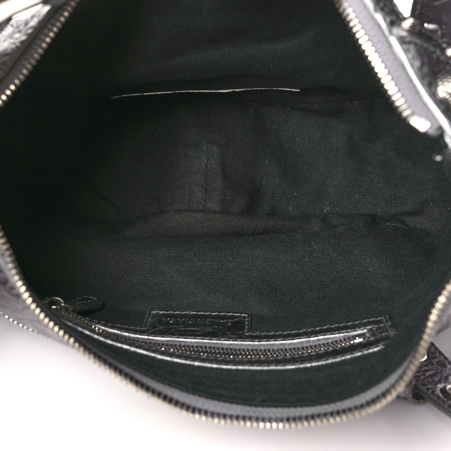 Metallic Agneau Arena Small Le Cagole Shoulder Bag Silver