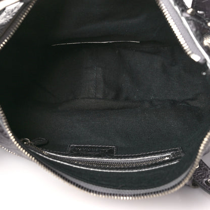 Balenciaga Metallic Agneau Arena Small Le Cagole Shoulder Bag Silver 5 of 9