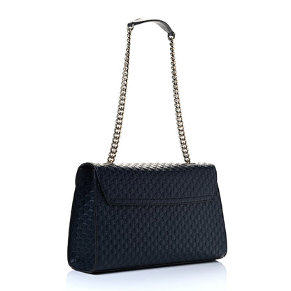 Gucci Soft Microguccissima Medium Emily Chain Shoulder Bag Blue 2 of 4