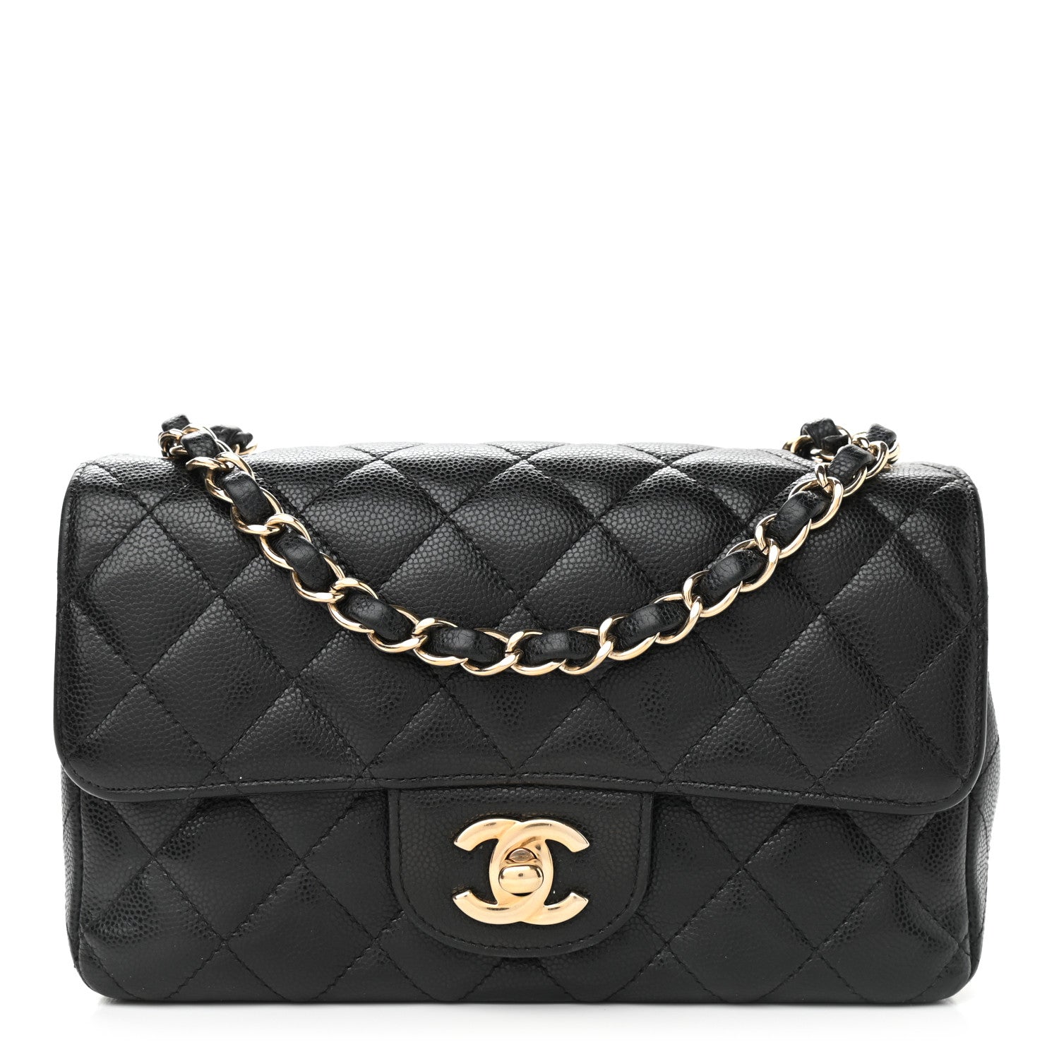 Chanel Caviar Quilted Mini Rectangular Flap Black 1 of 9