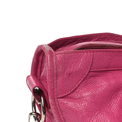 Balenciaga Agneau Classic Silver Hardware S City Rose Flamingo 16 of 18