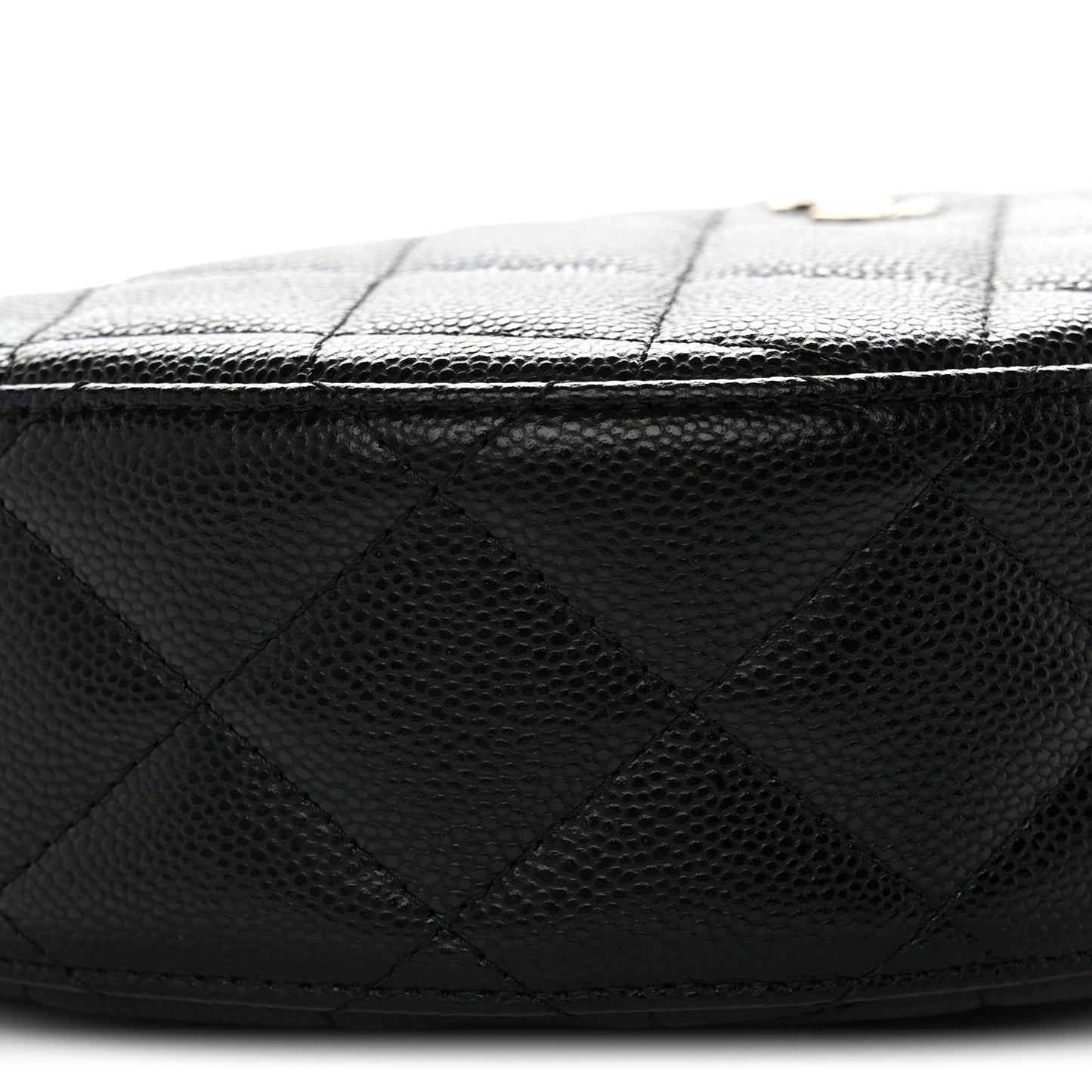 Caviar Quilted Other Shape With Chain Black