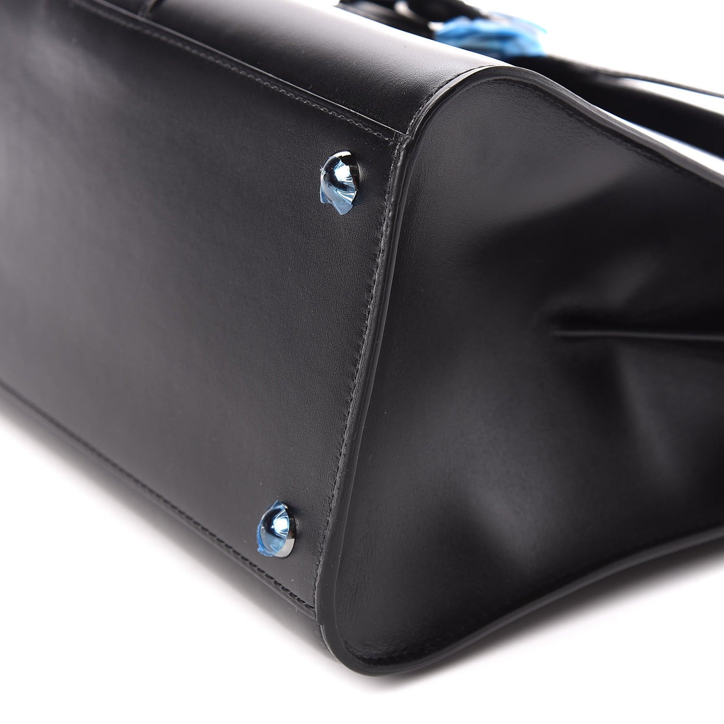 Box Calfskin MM Brillant Satchel Black