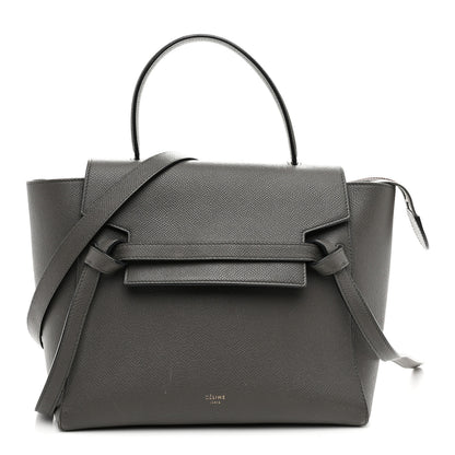 Celine Grained Calfskin Micro Belt Bag Grey 1 of 11