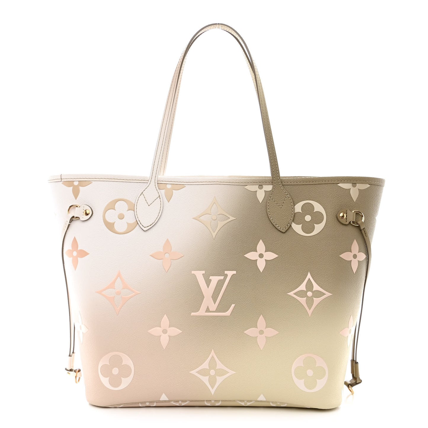 Monogram Giant Spring In The City Neverfull MM Sunset Kaki