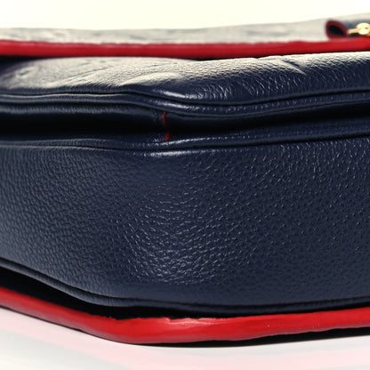 Louis Vuitton Empreinte Pochette Metis Marine Rouge 8 of 9