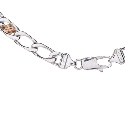 Tiffany Sterling Silver 18K Yellow Gold Curb Chain Necklace 5 of 6