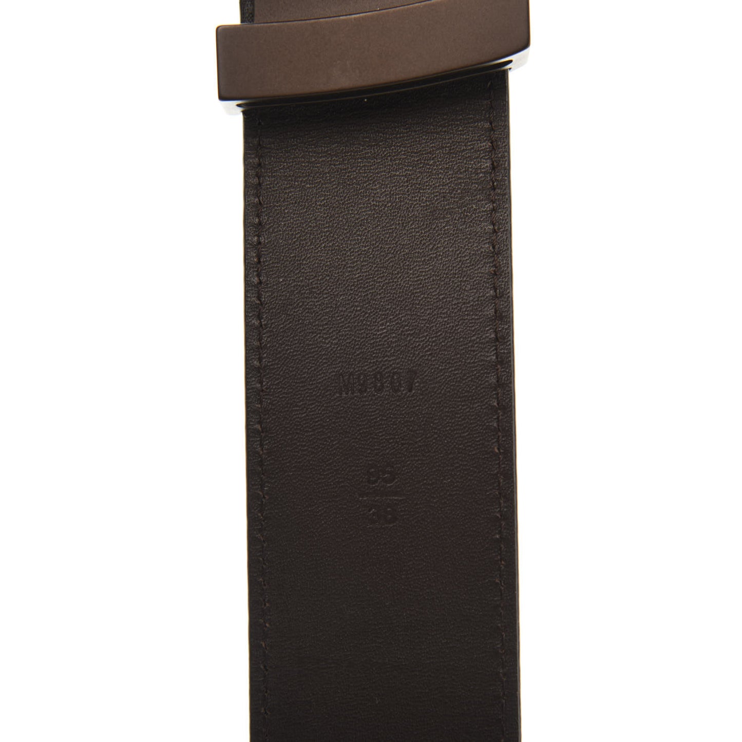 Damier Ebene 40mm LV Initiales Belt 95 38