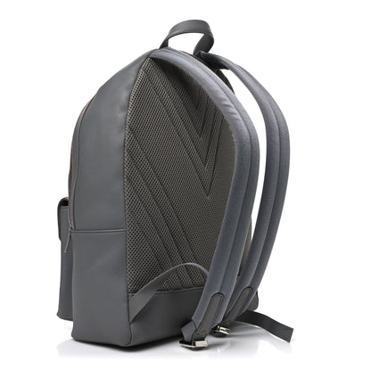 Louis Vuitton Grained Calfskin Aerogram Takeoff Backpack Grey 2 of 8