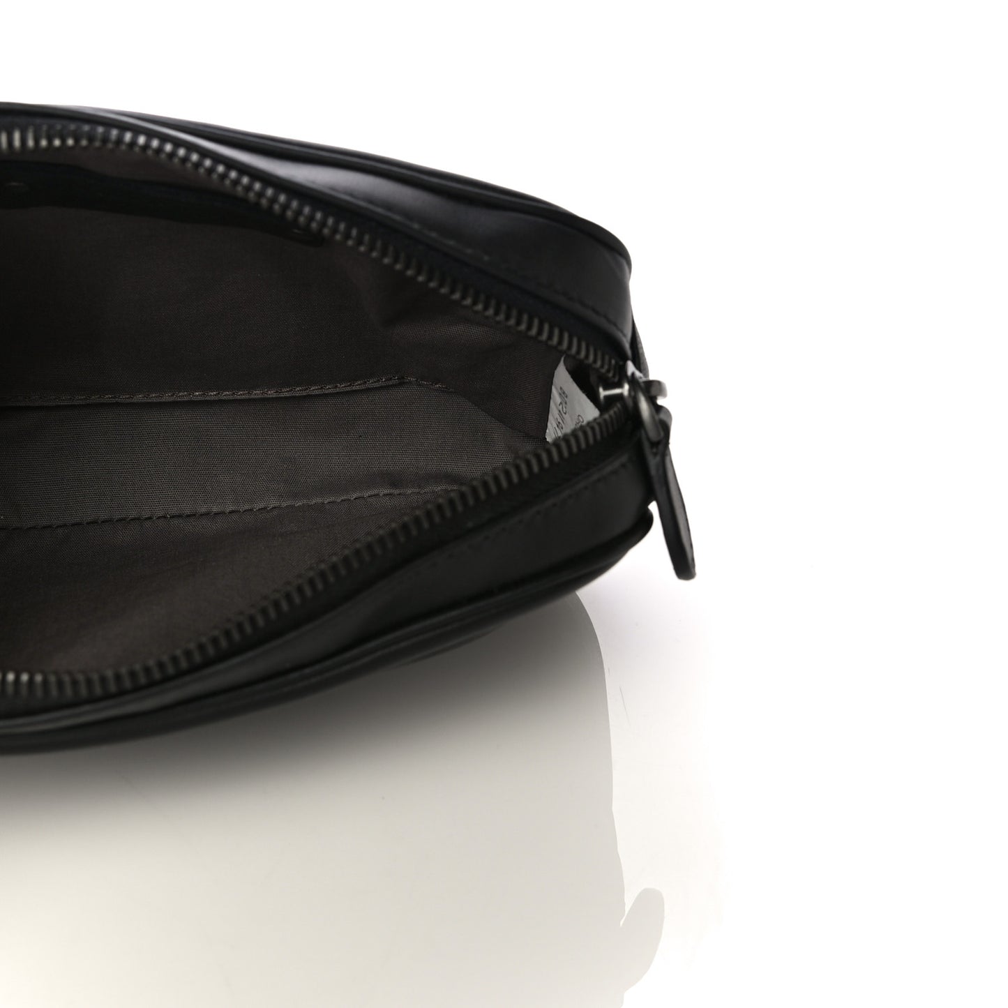 Nappa Intrecciato Belt Bag Black