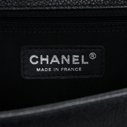 Chanel Caviar Quilted New Medium Boy Flap Black 6 of 7