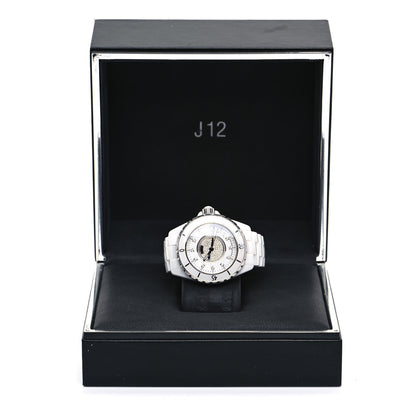 Chanel Stainless Steel Ceramic Diamond Dial 38mm J12 Automatic Watch White 5 of 5