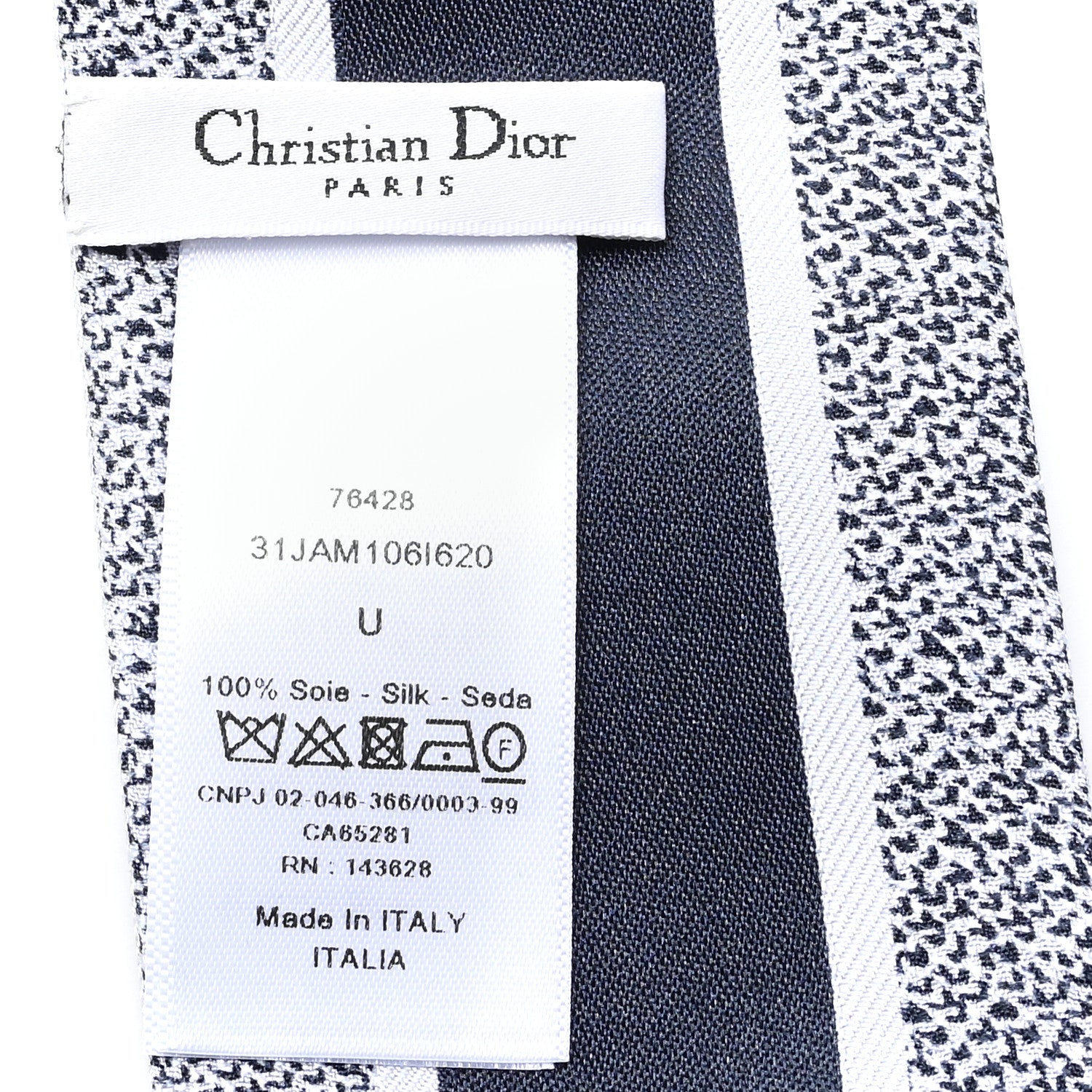Christian Dior Silk Butterflies Around the World Mitzah Scarf Blue 3 of 3