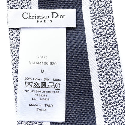 Christian Dior Silk Butterflies Around the World Mitzah Scarf Blue 3 of 3