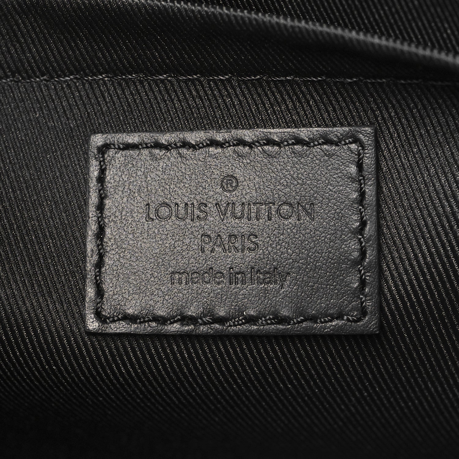 Louis Vuitton Taurillon Monogram Sac Plat 24H Black 6 of 10