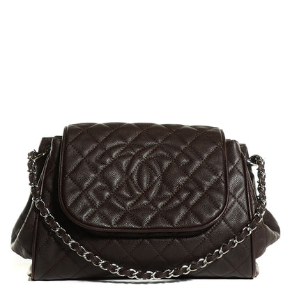 Chanel Caviar Quilted Timeless Accordion Flap Brown 1 of 7