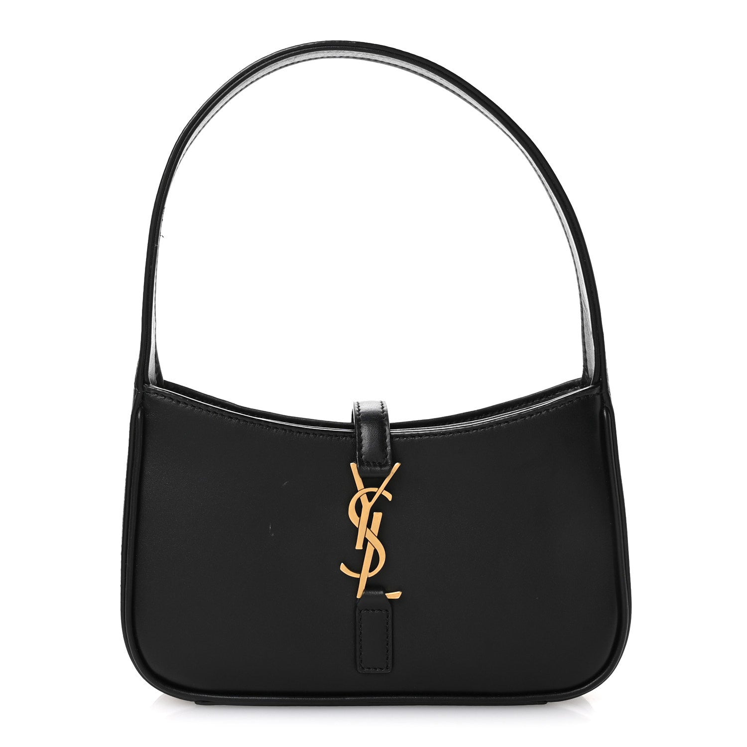 Saint Laurent Smooth Calfskin Le 5 A 7 Mini Hobo Black 1 of 12