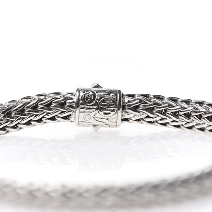 John Hardy Sterling Silver Diamond 6.5mm Classic Chain Bracelet 4 of 4