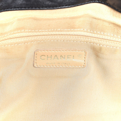 Chanel Calfskin Quilted Small In The Mix Shopping Tote Black 6 of 7