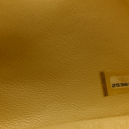 Chanel Lambskin Quilted Mini Square Flap Light Yellow 7 of 11