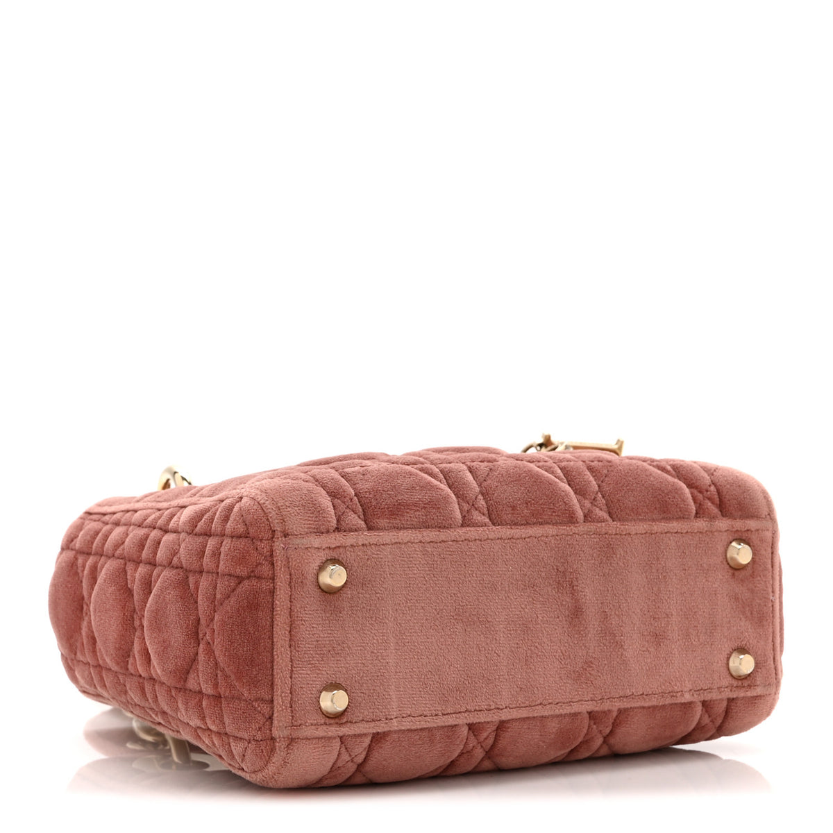 Velvet Mini Lady Dior Pink