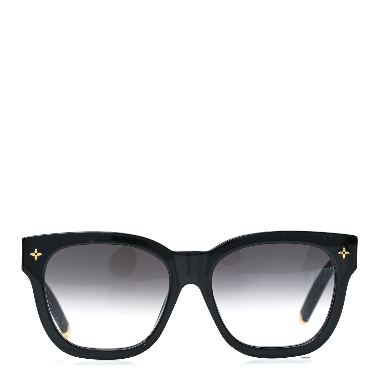 Acetate My Monogram Square Sunglasses Z1523E Black