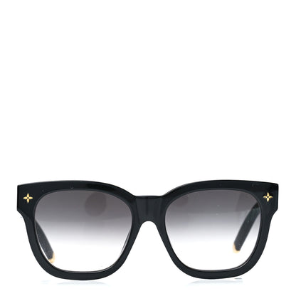 Louis Vuitton Acetate My Monogram Square Sunglasses Z1523E Black 2 of 8