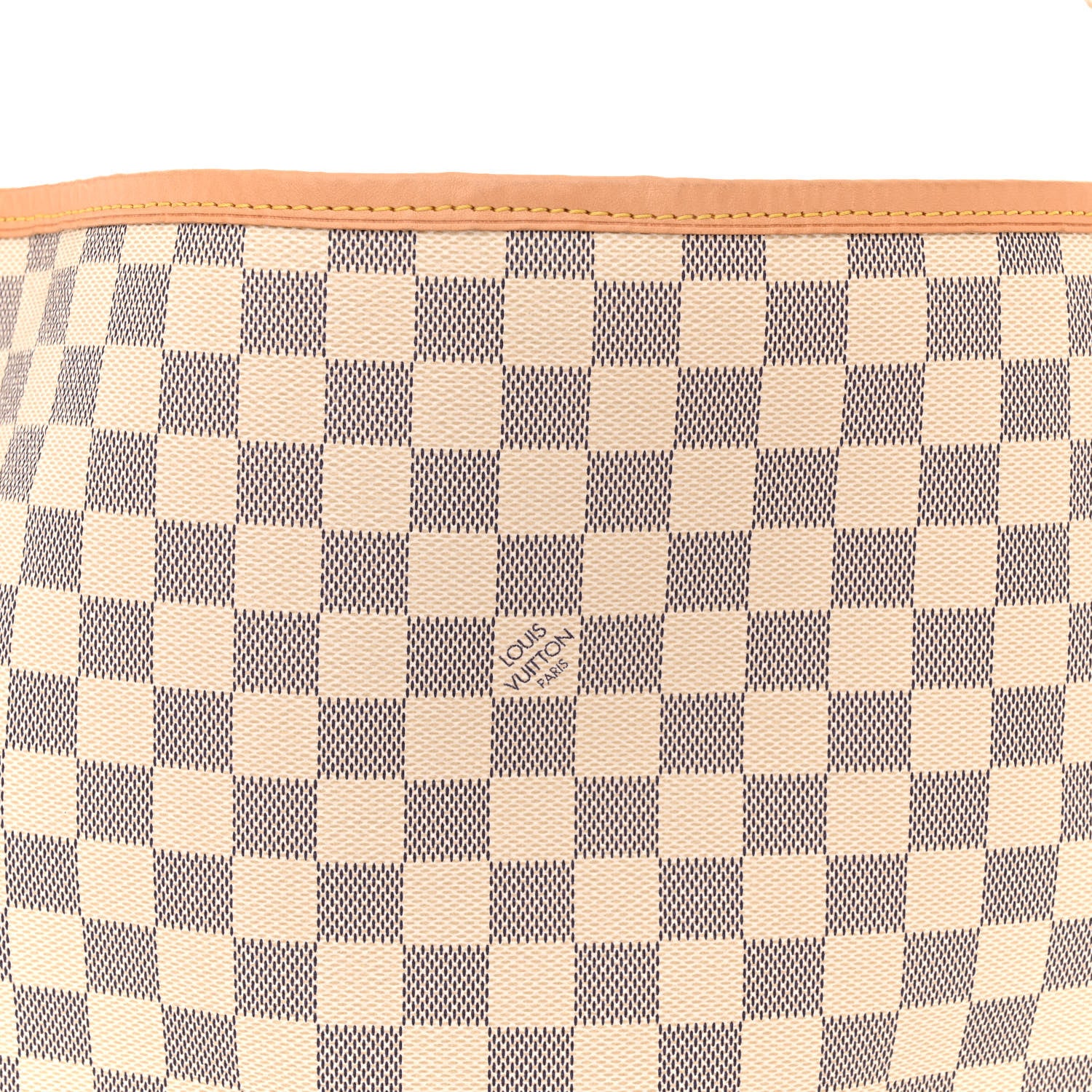 Louis Vuitton Damier Azur Delightful MM Rose Ballerine 7 of 11