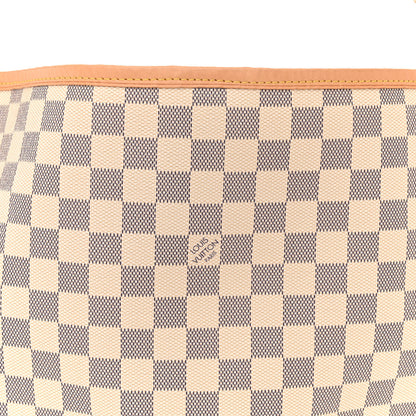 Louis Vuitton Damier Azur Delightful MM Rose Ballerine 7 of 11