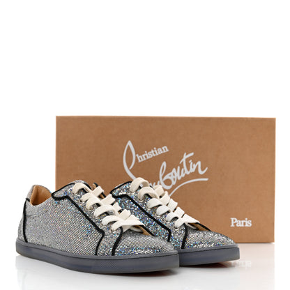 Christian Louboutin Seava Glitter Disco Ball Flat Sneakers 37 Multicolor 9 of 9