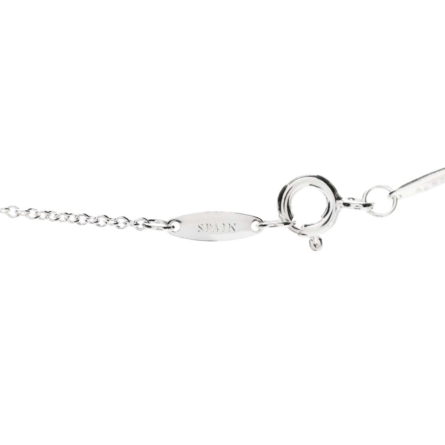 Sterling Silver Elsa Peretti Letter J Pendant Necklace