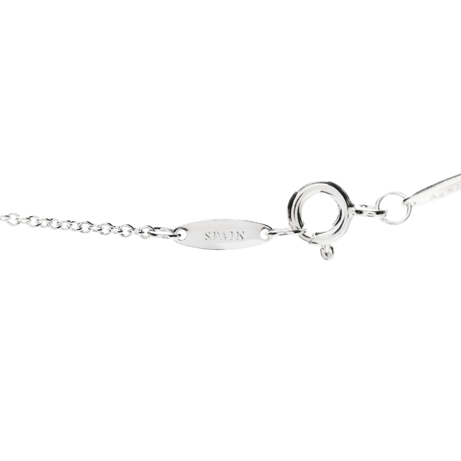 Tiffany Sterling Silver Elsa Peretti Letter J Pendant Necklace 5 of 7
