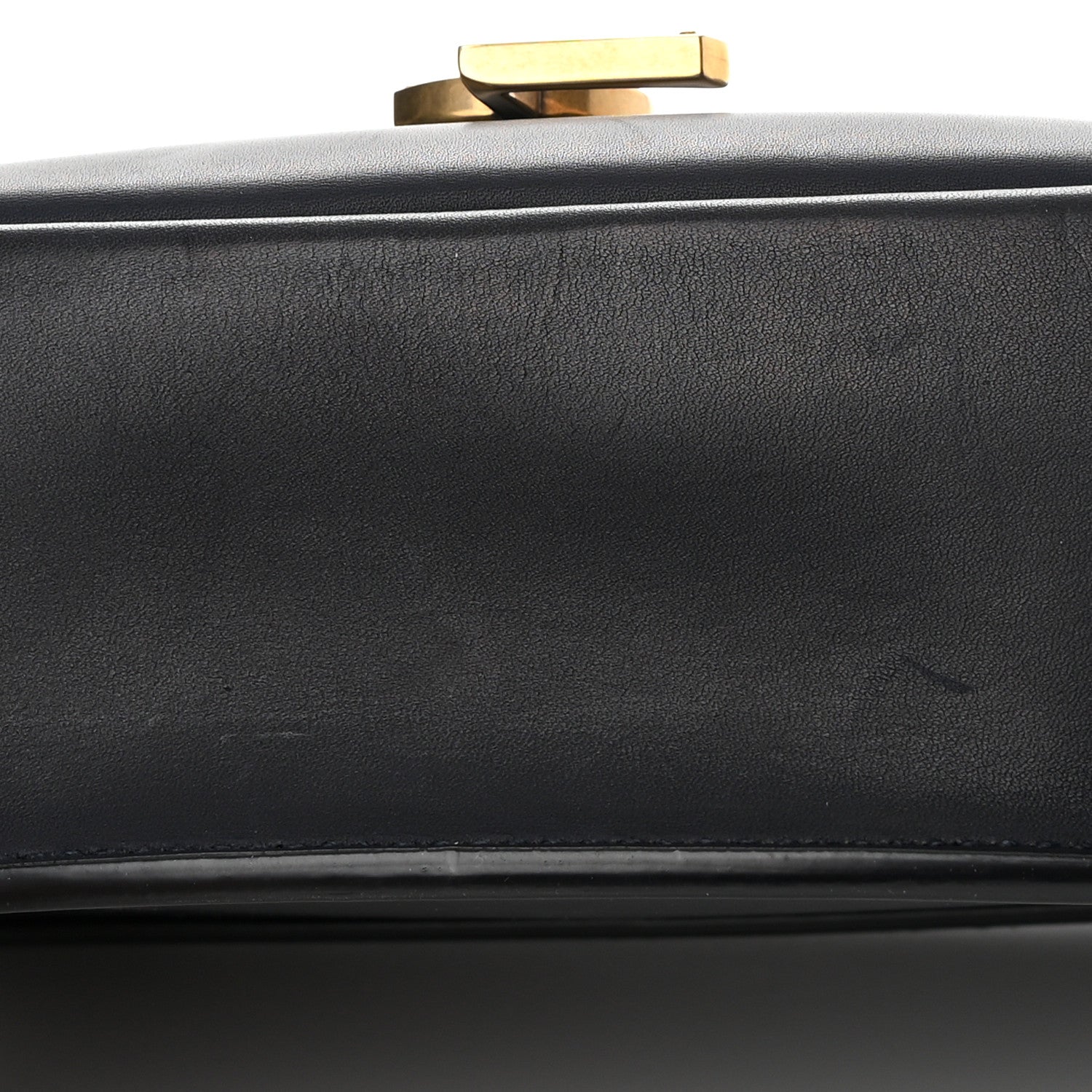 Saint Laurent Smooth Calfskin Monogram Medium Kaia Satchel Deep Marine 17 of 17