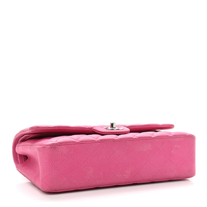 Chanel Iridescent Caviar Quilted Medium Double Flap Pink 3 of 10