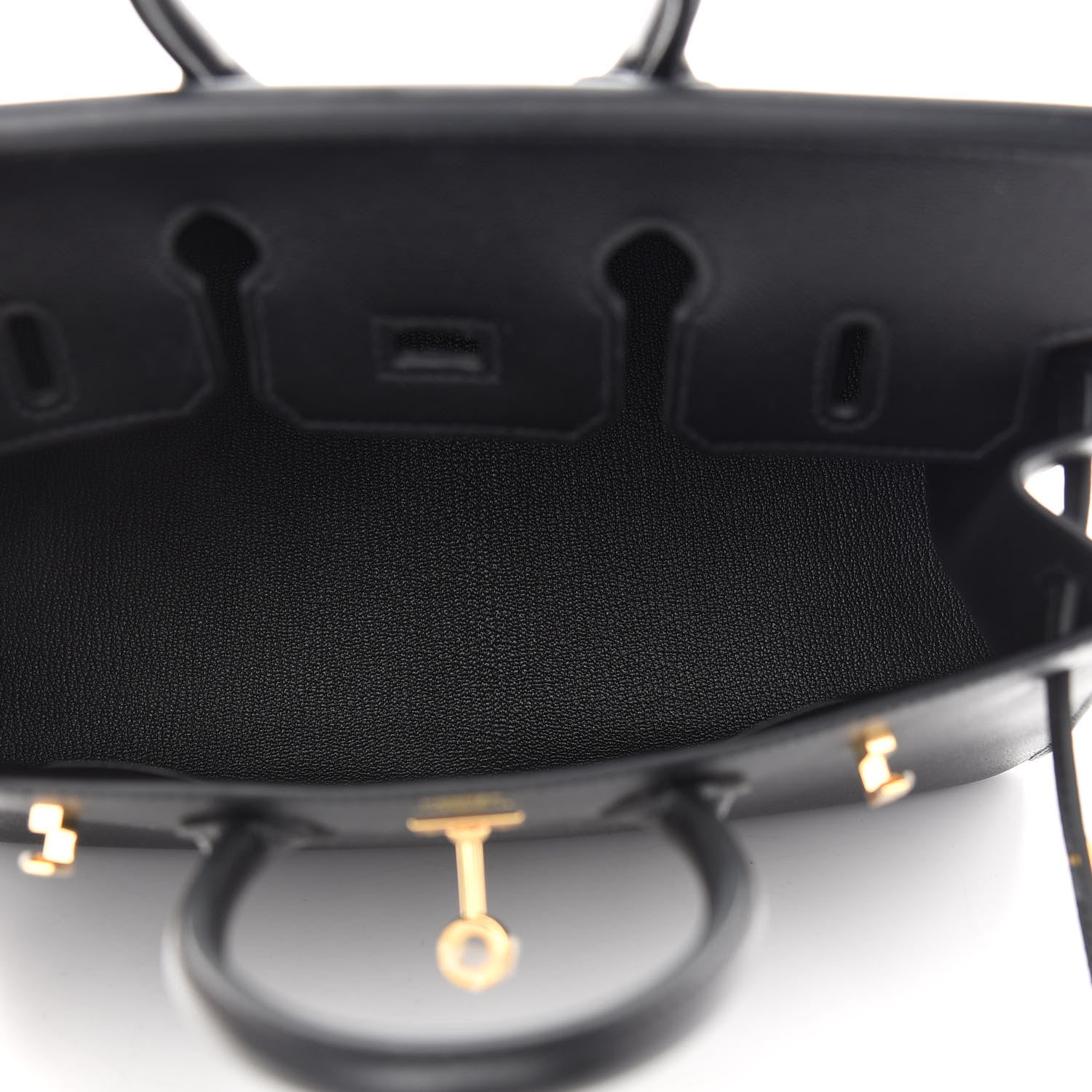 Hermes Madame Calfskin Birkin Sellier 25 Black 5 of 11