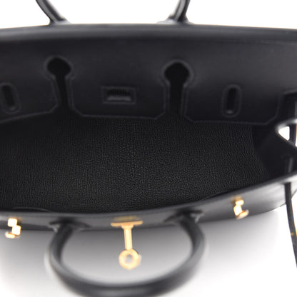 Hermes Madame Calfskin Birkin Sellier 25 Black 5 of 11