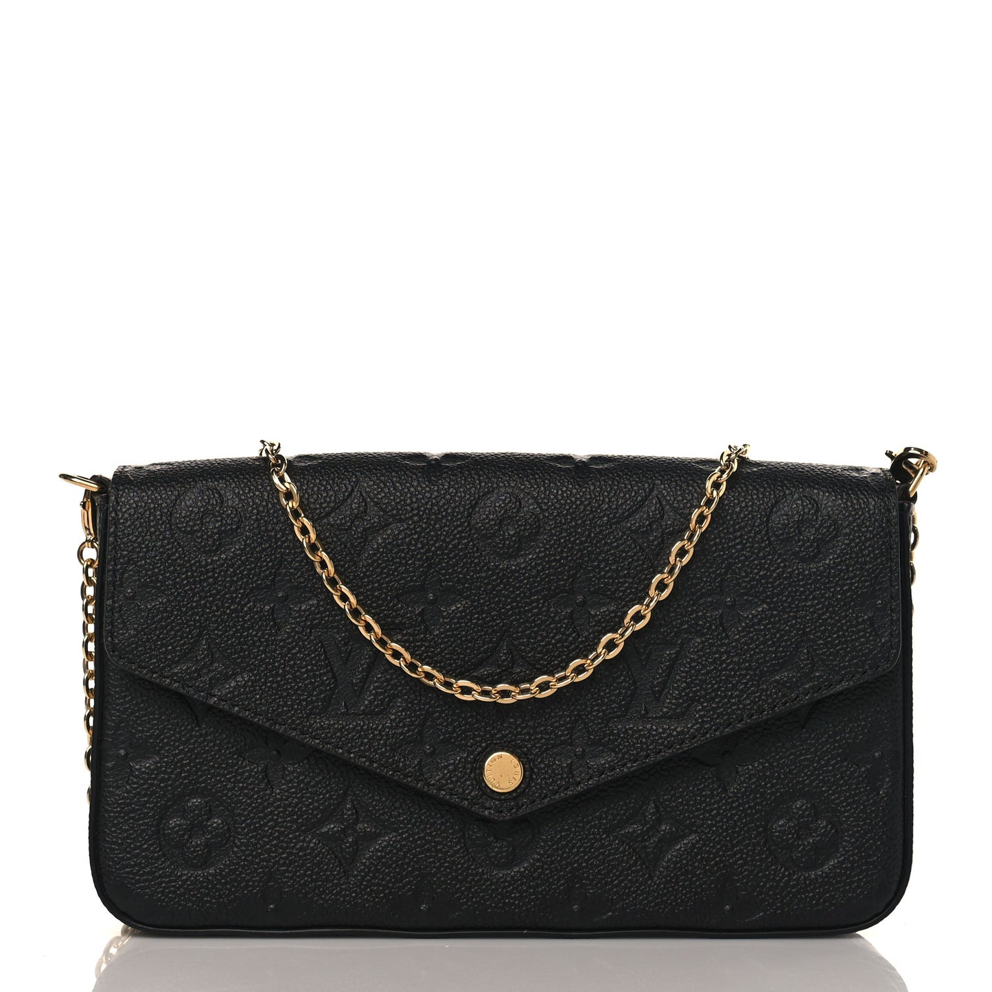 Empreinte Pochette Felicie Chain Wallet Black