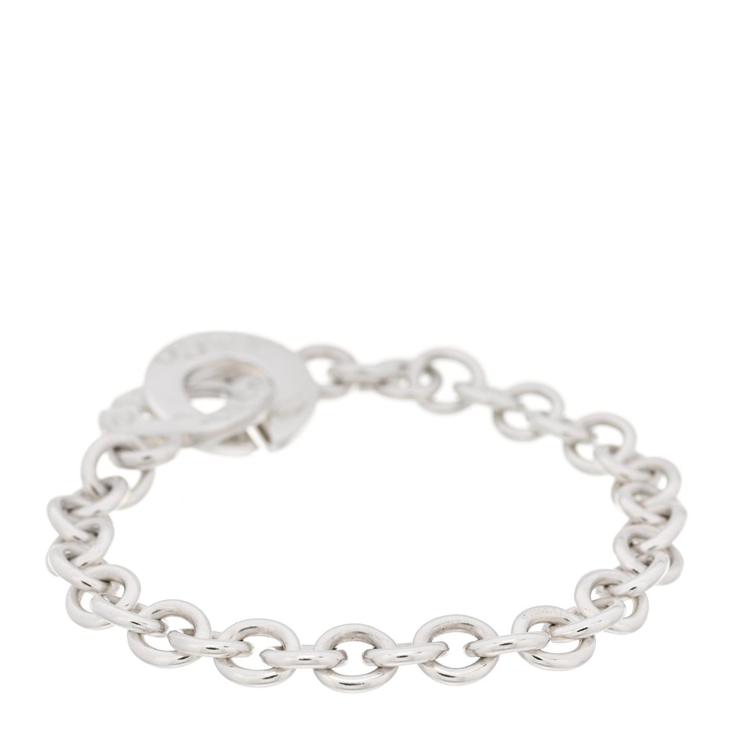 Sterling Silver 1837 Circle Clasp Bracelet