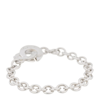 Tiffany Sterling Silver 1837 Circle Clasp Bracelet 2 of 5