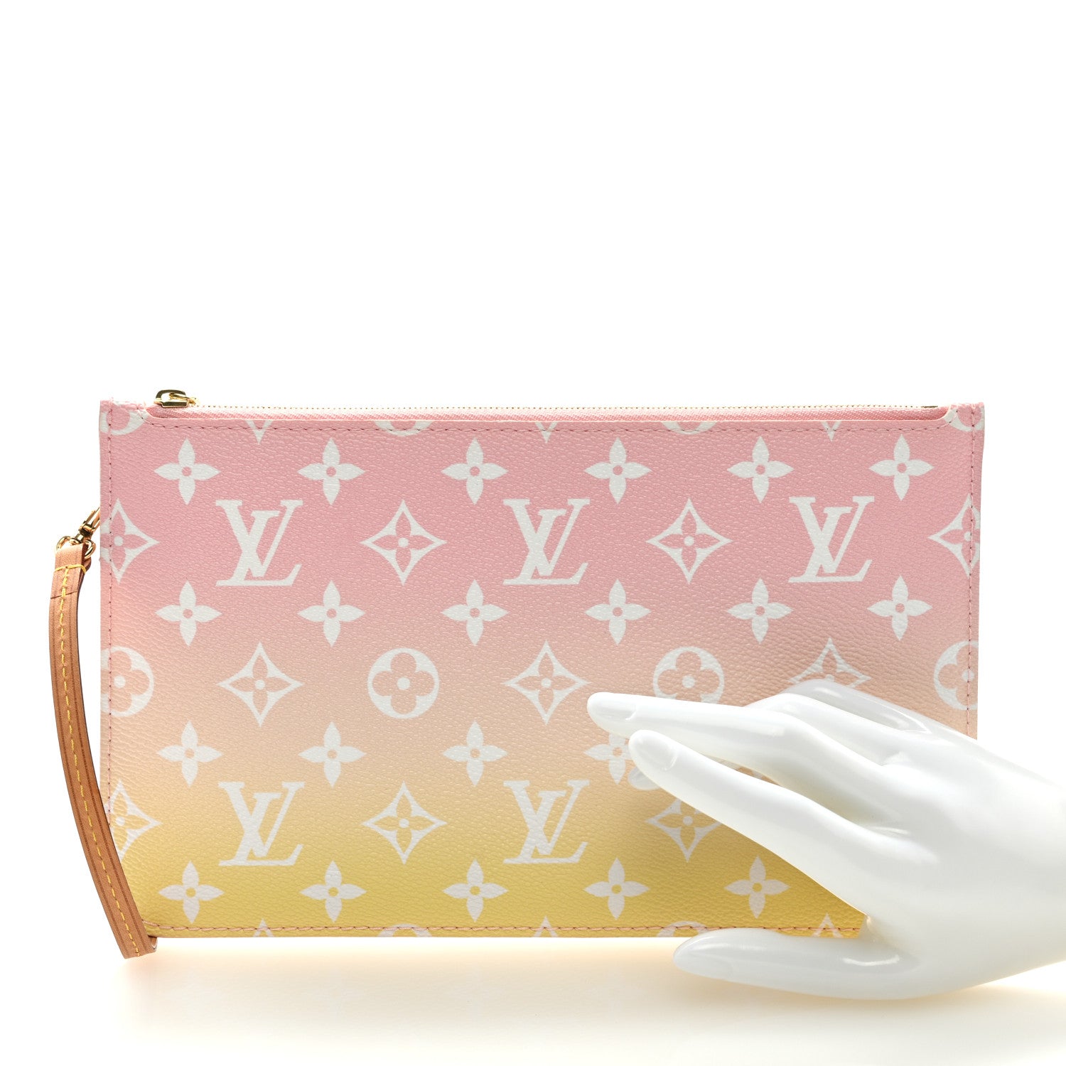 Louis Vuitton Monogram By The Pool Neverfull MM Pochette Light Pink 2 of 6