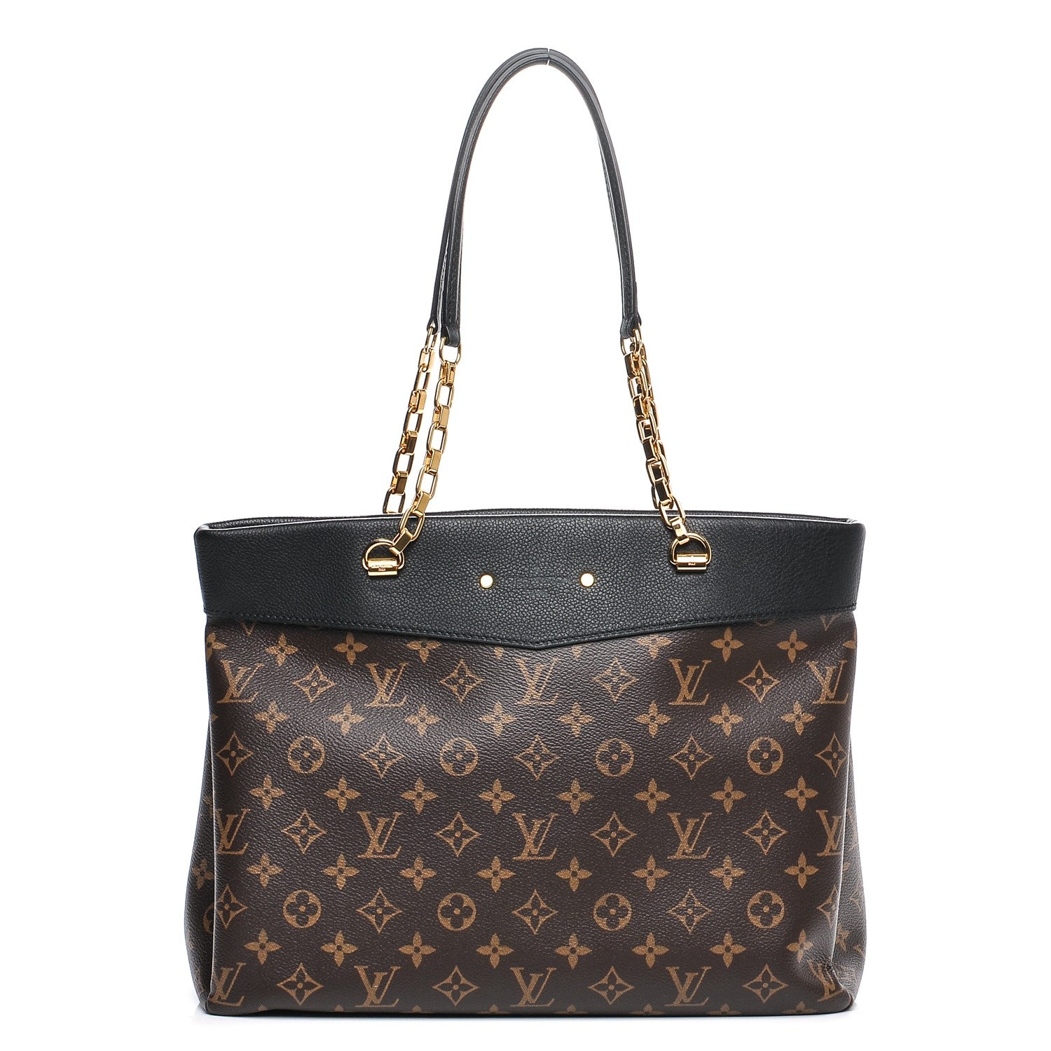 Louis Vuitton Monogram Pallas Shopper Black 1 of 8