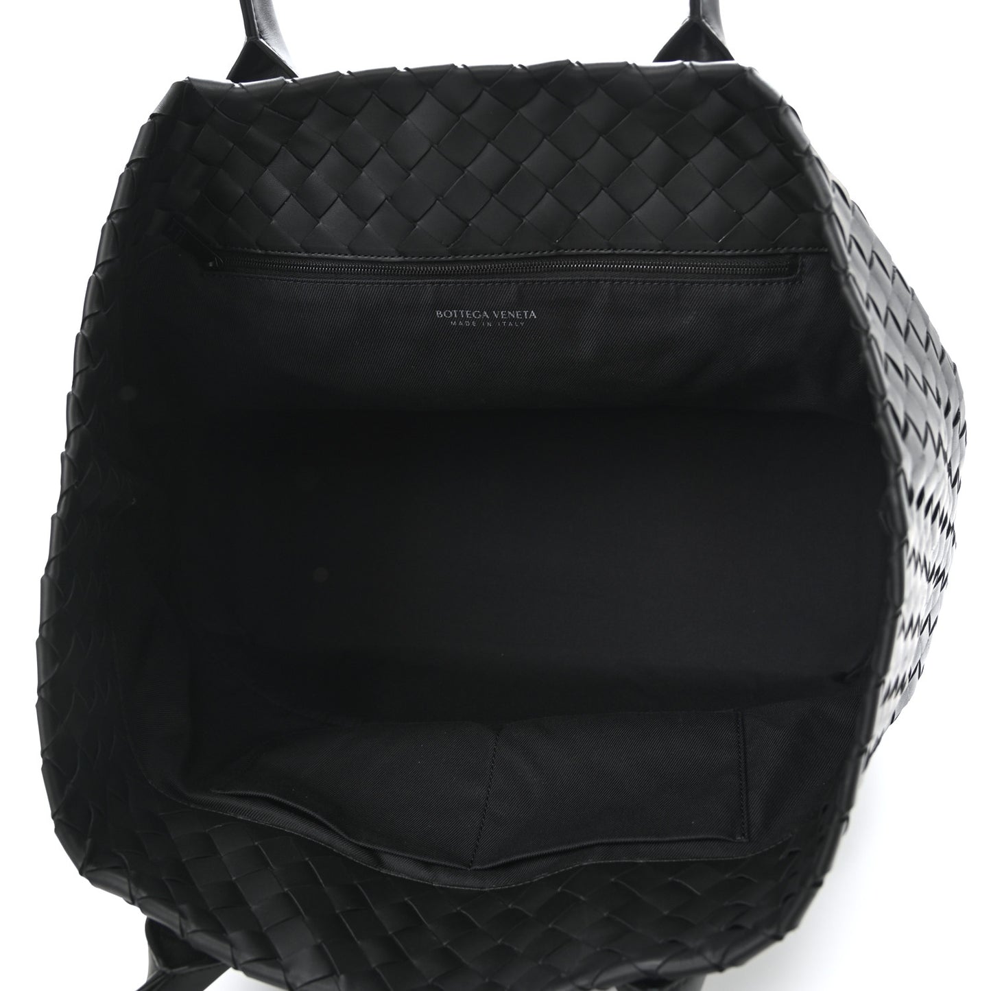 Nappa Intrecciato Large Cabat Black