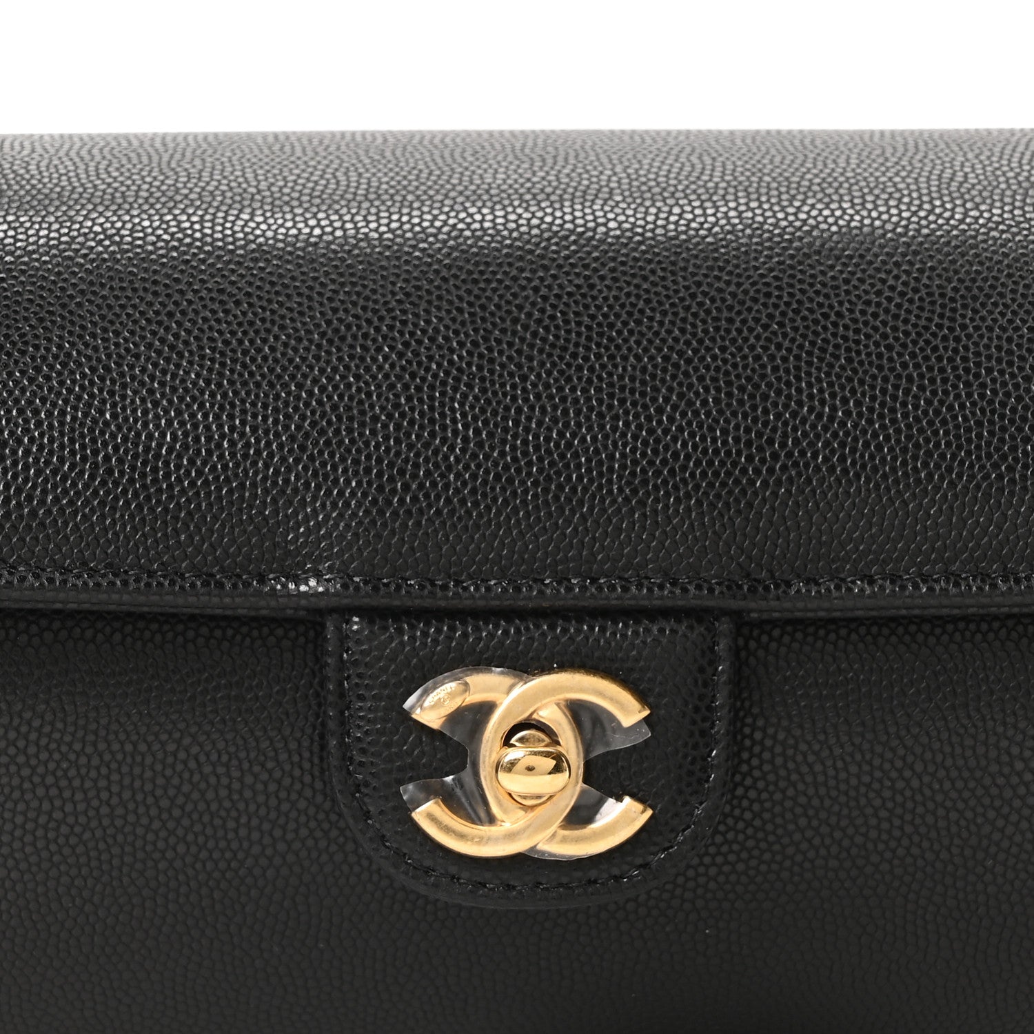Chanel Shiny Caviar Preppy Coco Small Bowling Bag Black 15 of 21