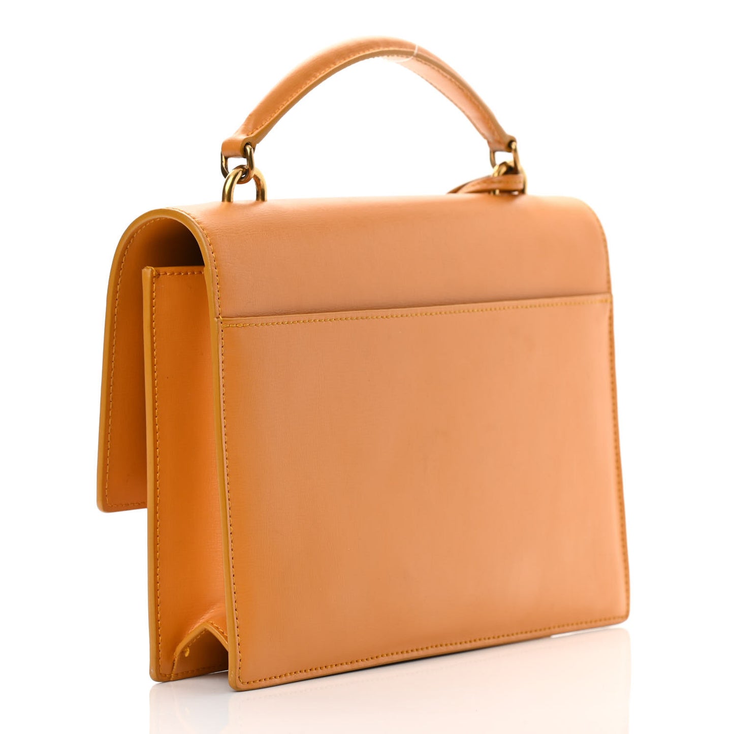 Calfskin Medium Monogram Sunset Cheddar