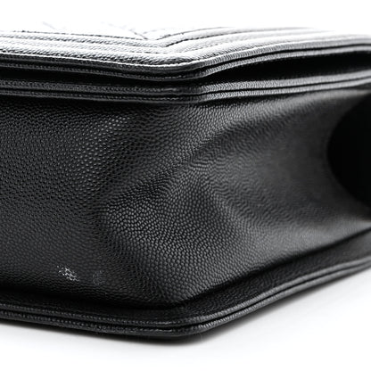 Chanel Caviar Quilted New Medium Boy Flap Black 10 of 13